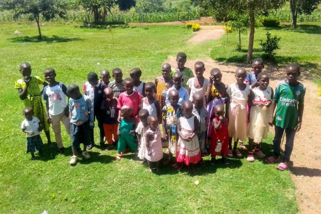 feeding to the Orphan Age children at AOW Families In Uganda