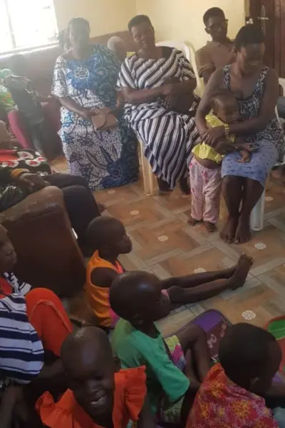 Helping The needy People at AOW Families In Uganda