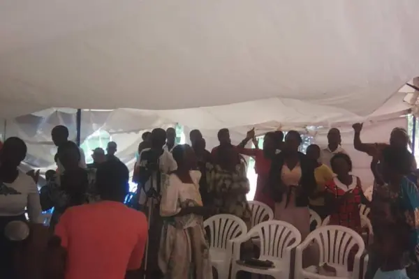 Event and Audience At AOW Families In Uganda