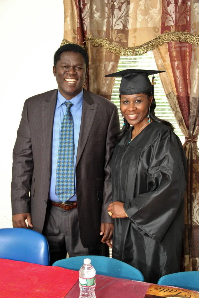 paul and may Kawaala at AOW families