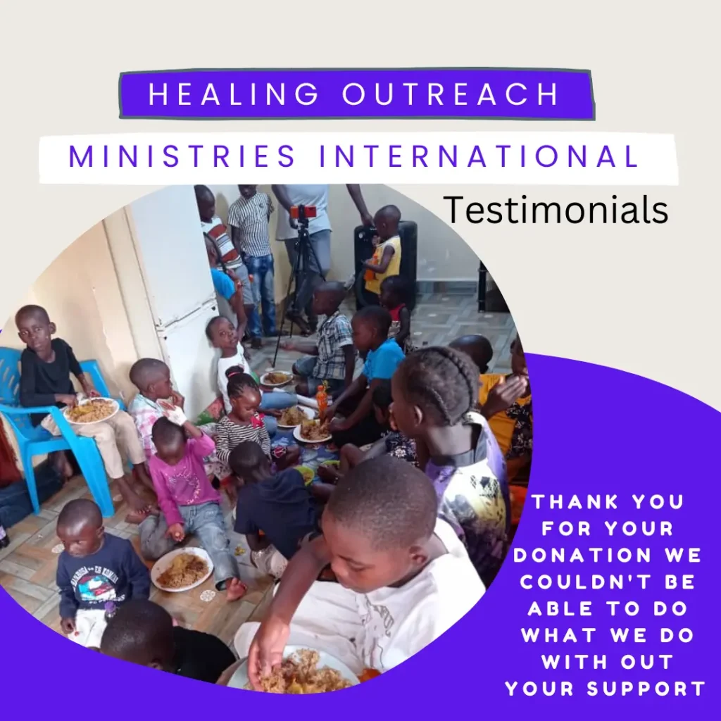 Healing Outreach Ministries at AOW Families In Uganda