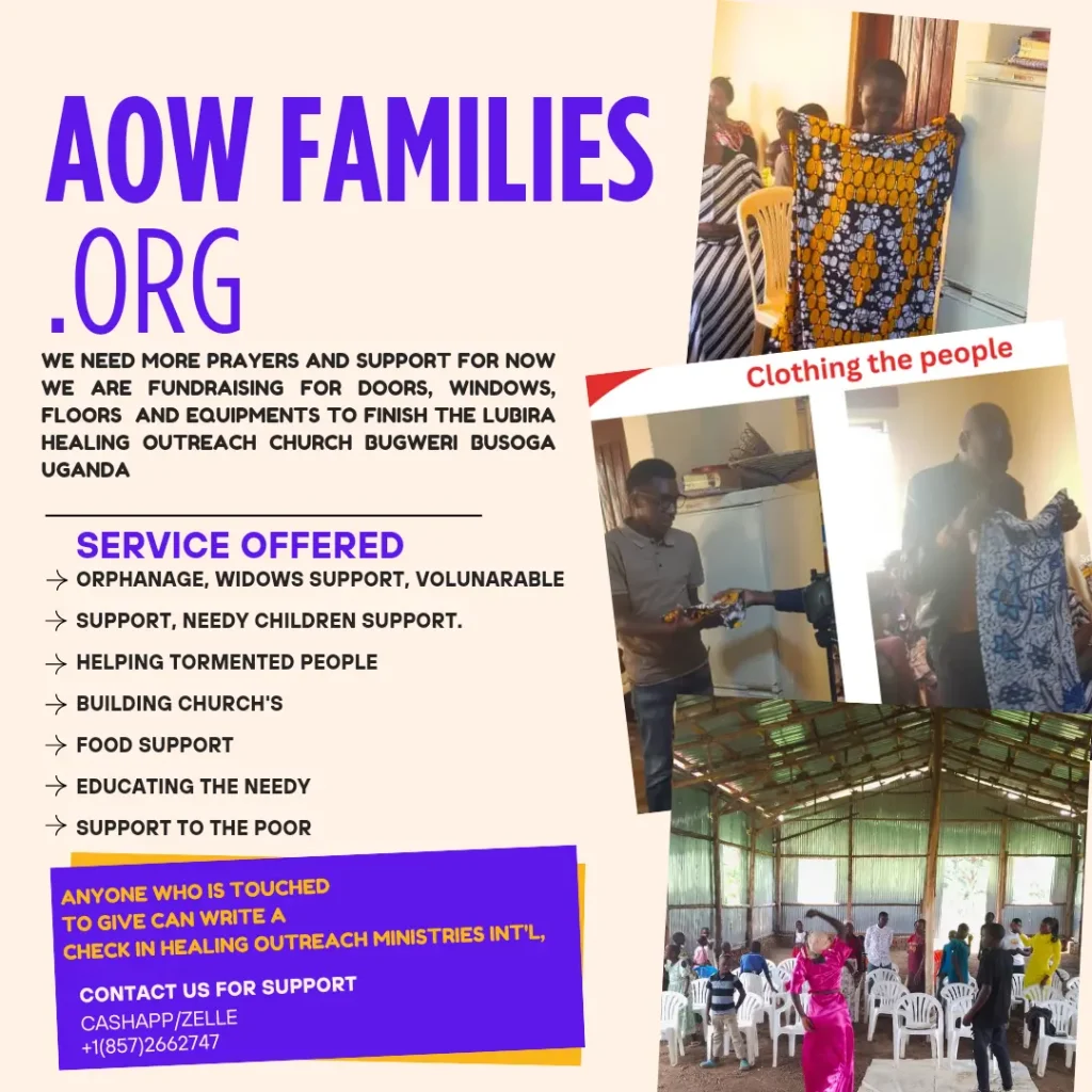 Services at AOW Families In Uganda